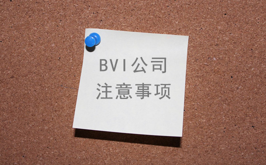 离岸BVI公司注册套装档及资料保存须知