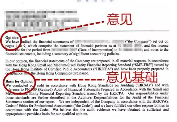 香港财务审计报告1