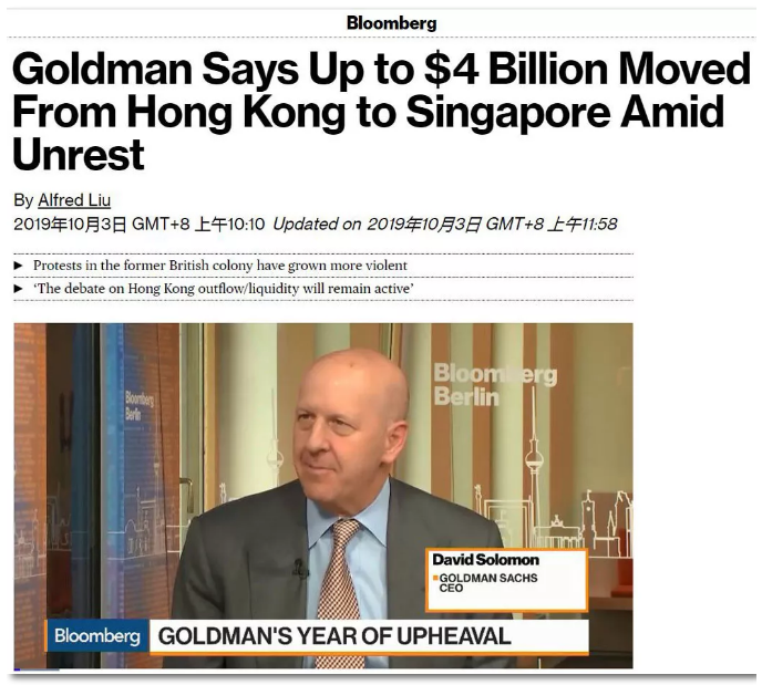 近40亿美金从香港流向新加坡，新加坡银行开户了解一下1