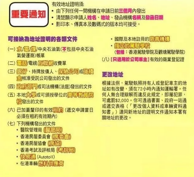 在香港办业务,地址证明怎么提供2
